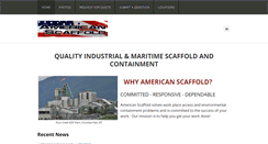 Desktop Screenshot of americanscaffold.com